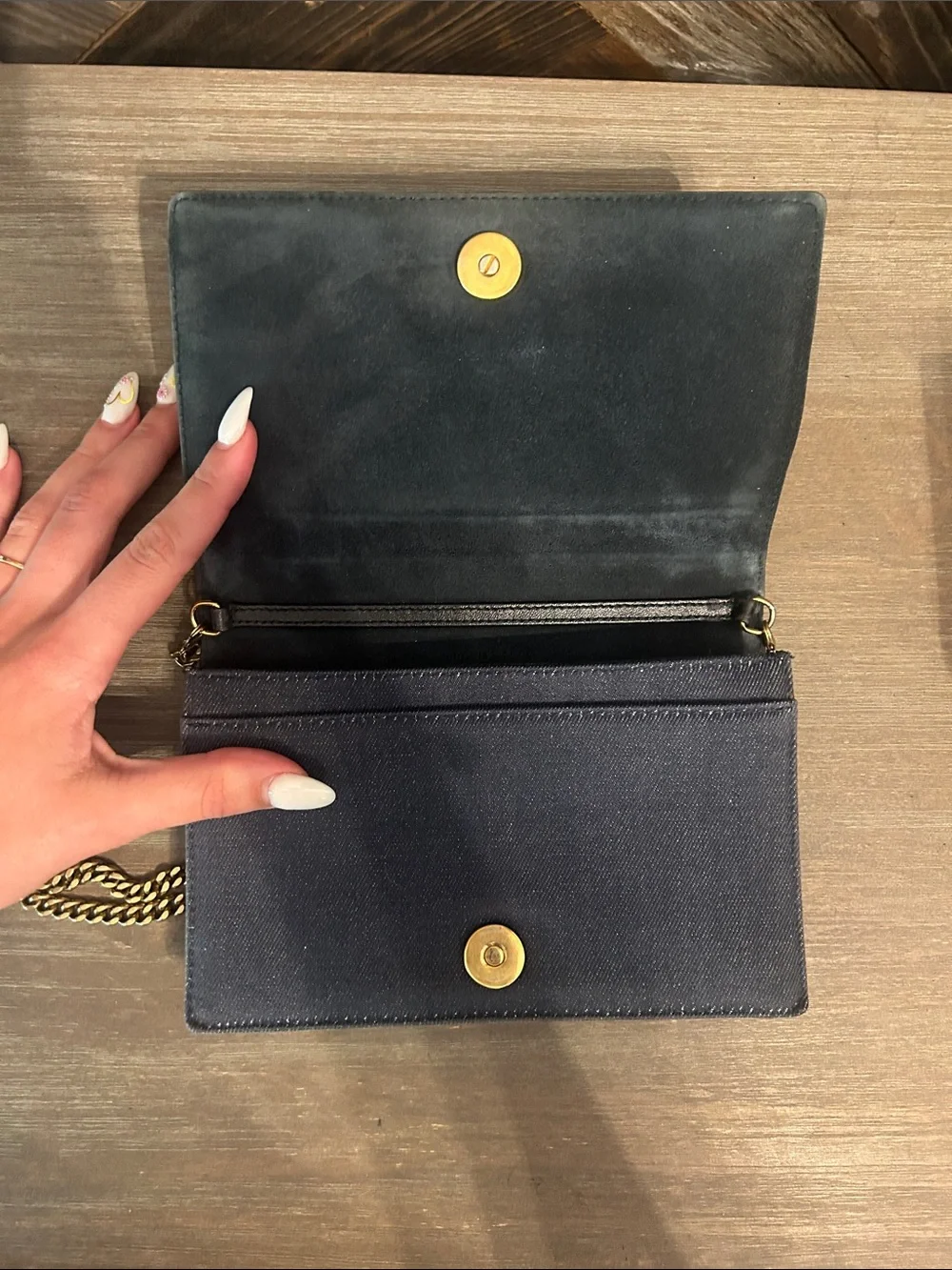 Christian Dior Diorama Wallet on Chain